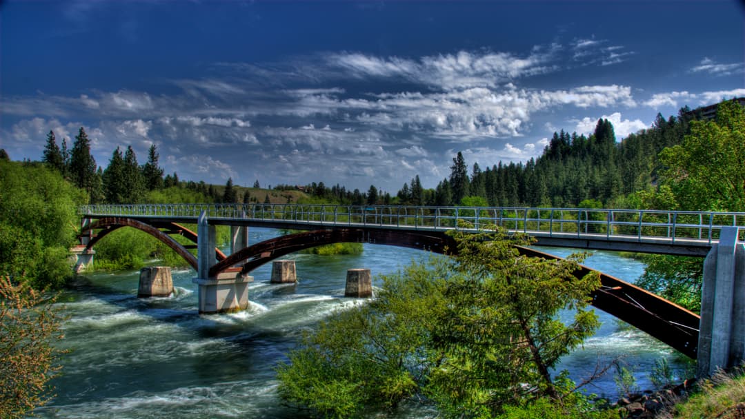 Centennial Trail along the Spokane River